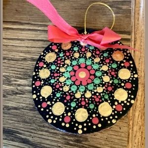 MANDALA HANDPAINTED ARTIST DESIGNED WOOD ROUND